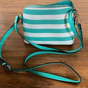 Striped purse
